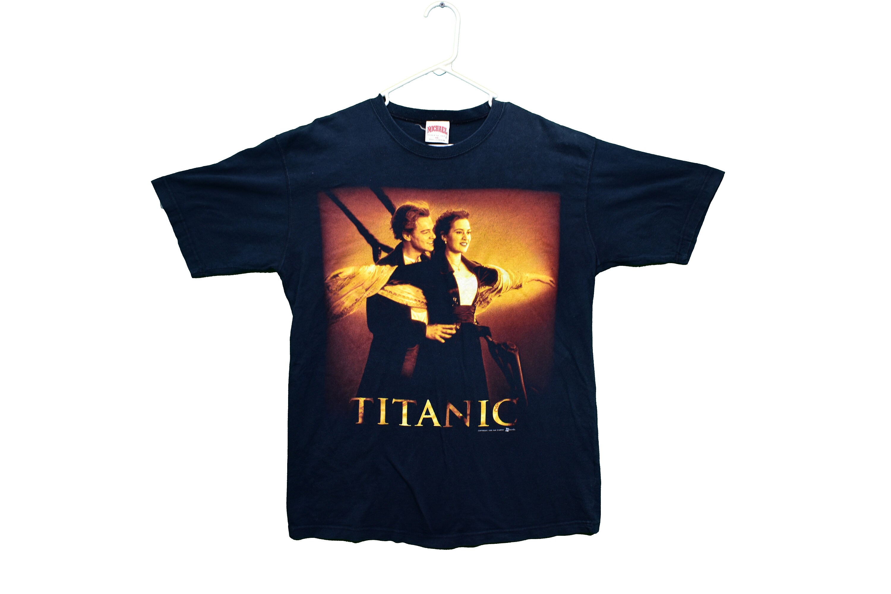 90s titanic movie promo tee shirt size xl Etsy