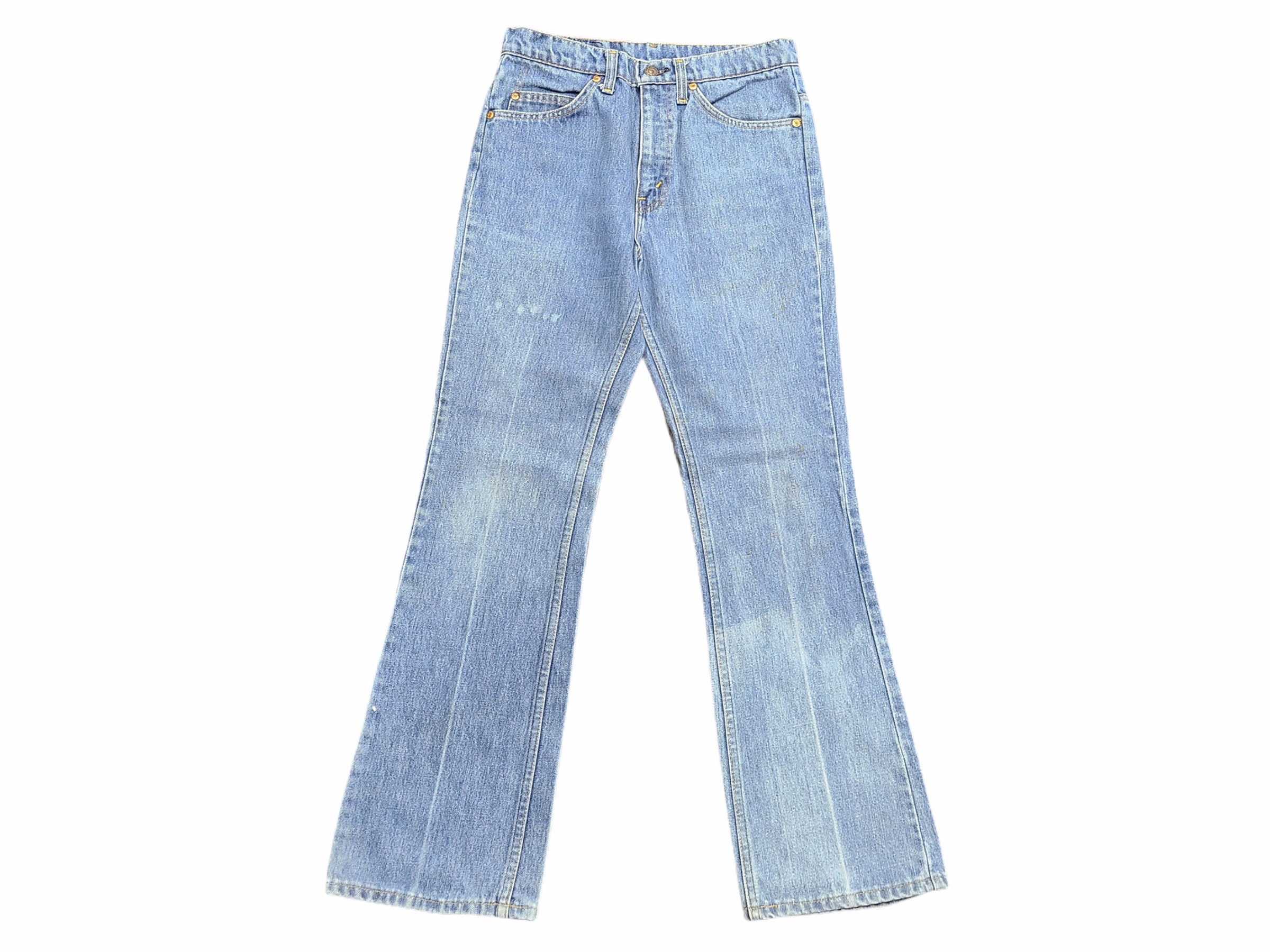 80s Jcpenney Plain Pockets Boot Cut Denim Jeans Size 29 X 31 - Etsy UK