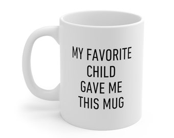 Mug - Mon Enfant Préféré - Personnalisé - Céramique - 325 Ml