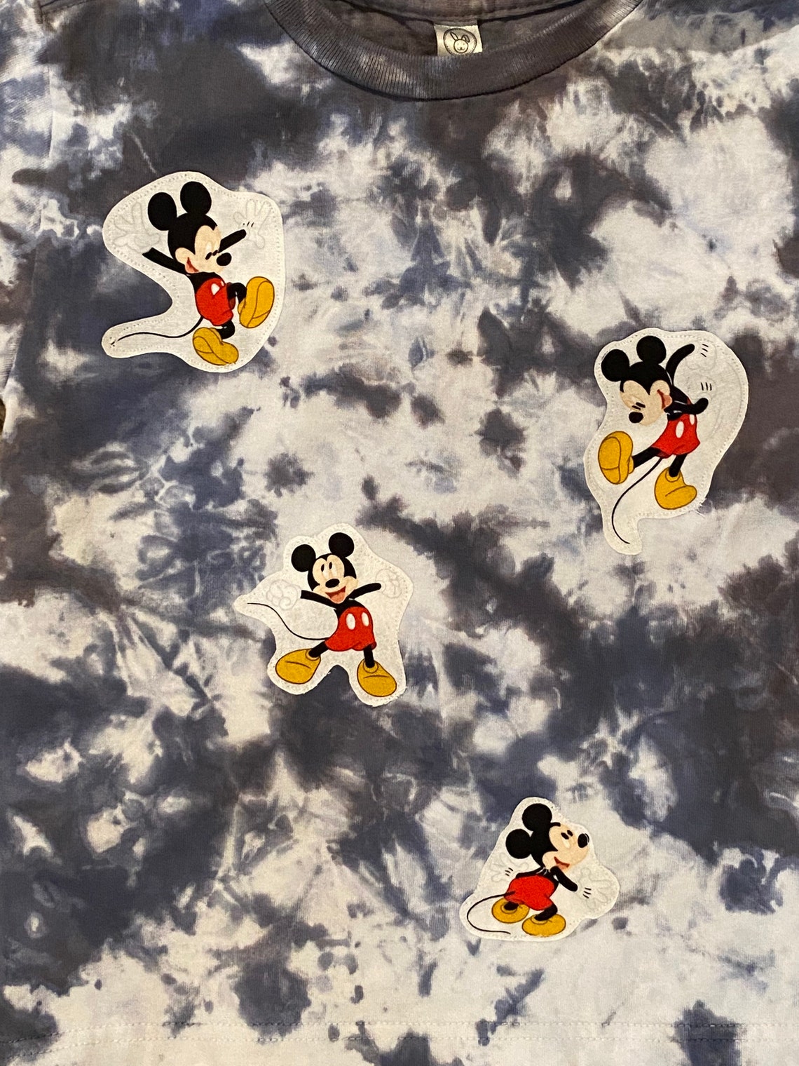 TieDyed Toddler Boys Disney Mickey Mouse TShirt Top Tie Dye Etsy