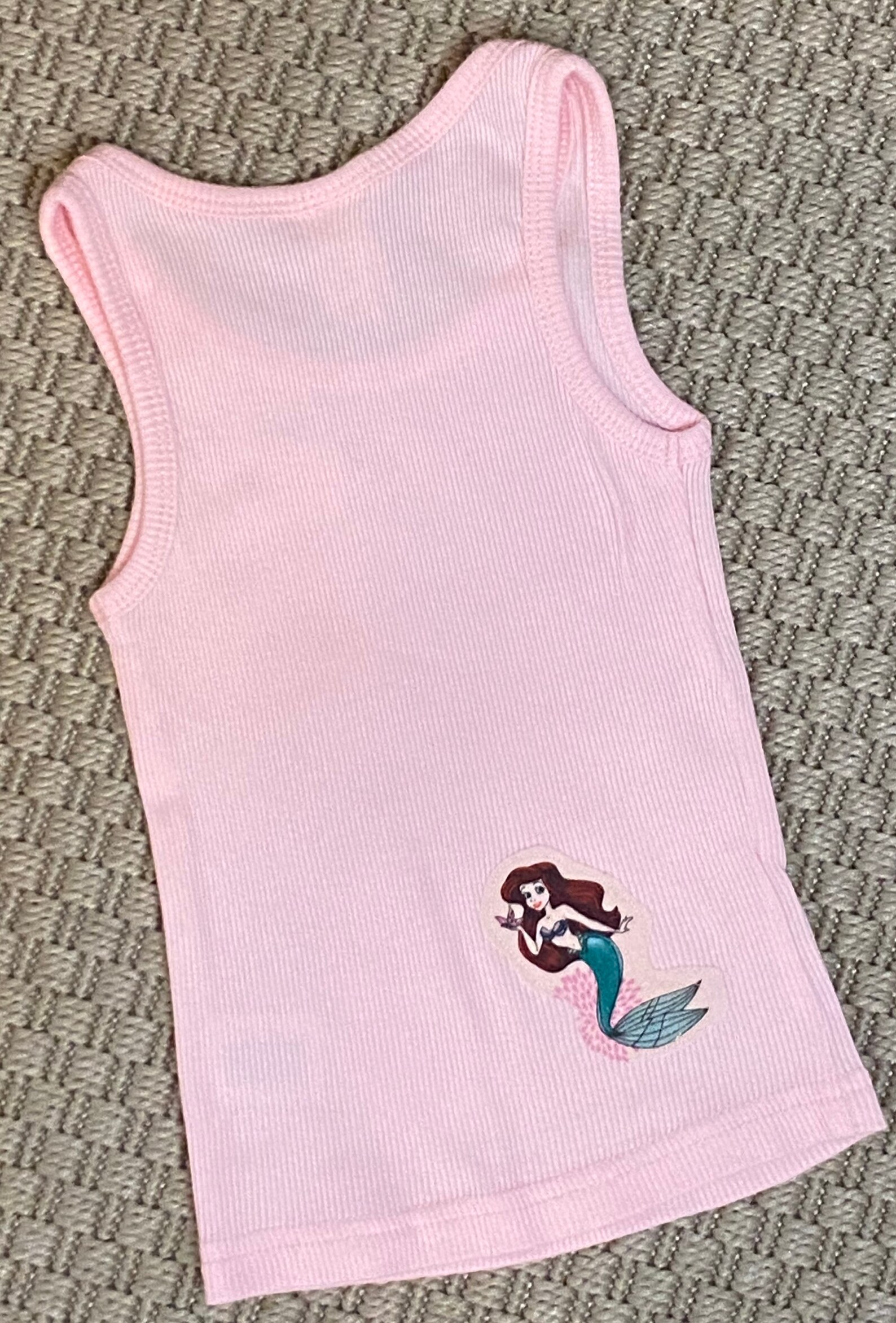 Baby Girls Tank Top Princess Baby Girl Pink Tank Top Shirt Etsy