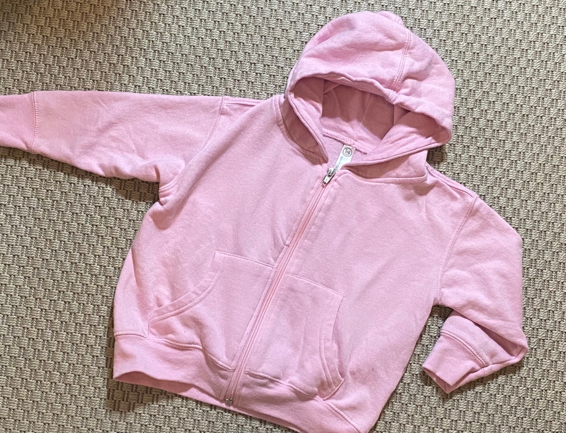 Pink Toddler Girls Barbie Sweatshirt Girls Barbie Zip Etsy