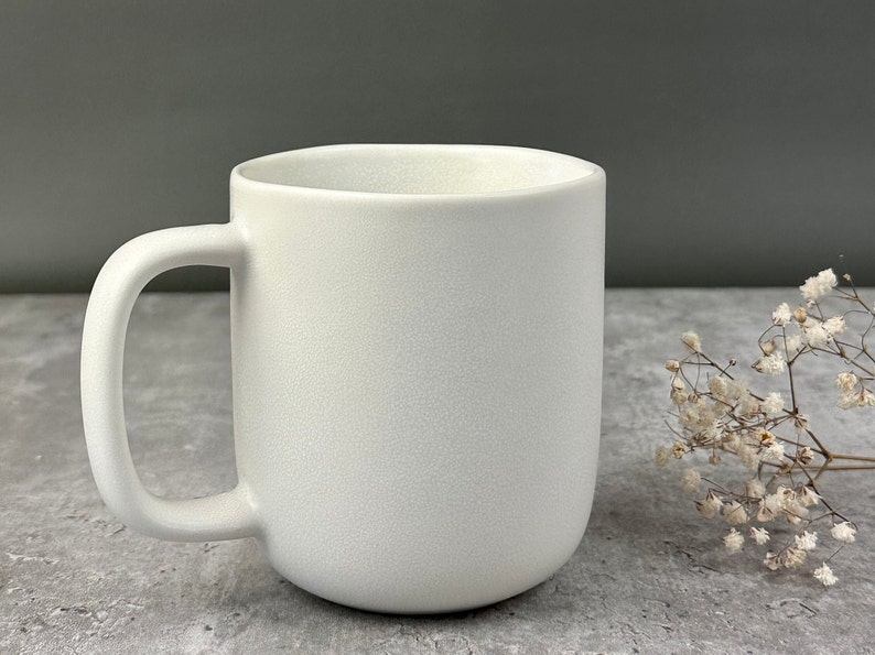 White Ceramic Mug 14oz
