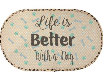 Pet bowl mat, Dog, cat, Mat