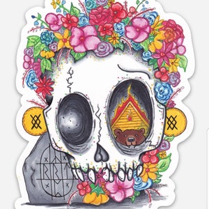 Sticker- Midsommar Skull