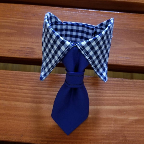 Dog Formal dress shirt collar- high quality 100% cotton yarn dyed plaid, dress shirt fabric