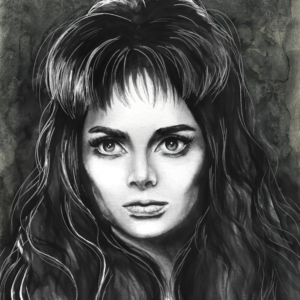 Barbara Steele Portrait - Art Print