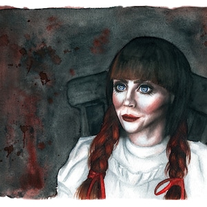 Creepy Haunted Doll - Gothic Horror Art Print