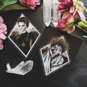 Santa Muerte & Magda – Postcard Set, Death Goddess, Witch Ritual