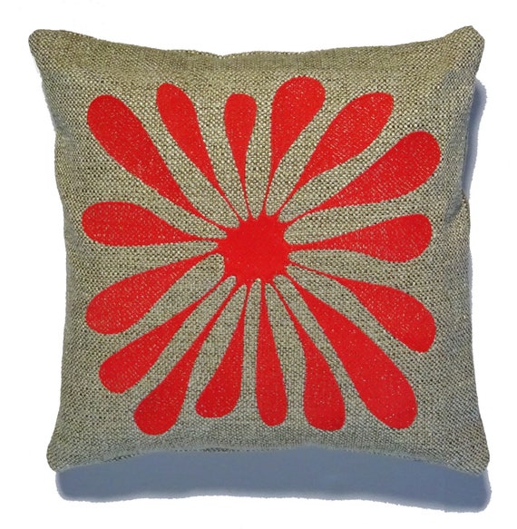 Embroidered Throw Pillow Etsy