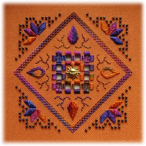 Bordado Hardanger - Dying Embers