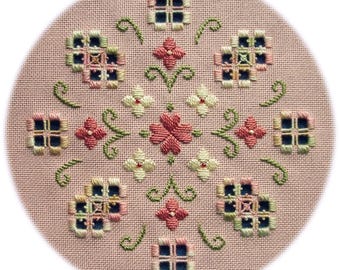 Hardanger embroidery - Spring Romance