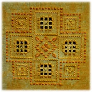 Hardanger embroidery - Patches
