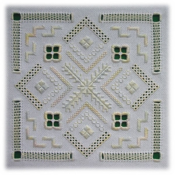 Ukrainian whitework - a collection of four designs