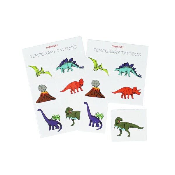 Dinosaur Temporary Tattoo for Kids Etsy