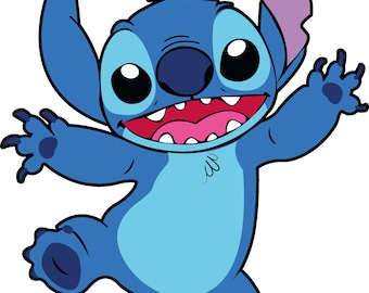 Happy Blue Alien Clipart Vector, PNG SVG Design