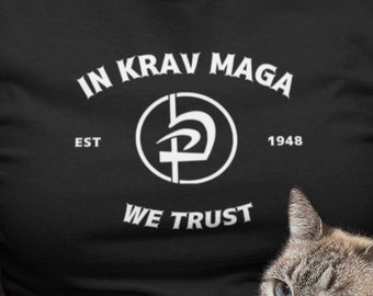 In Krav Maga We Trust T-Shirt, Martial Arts Tee