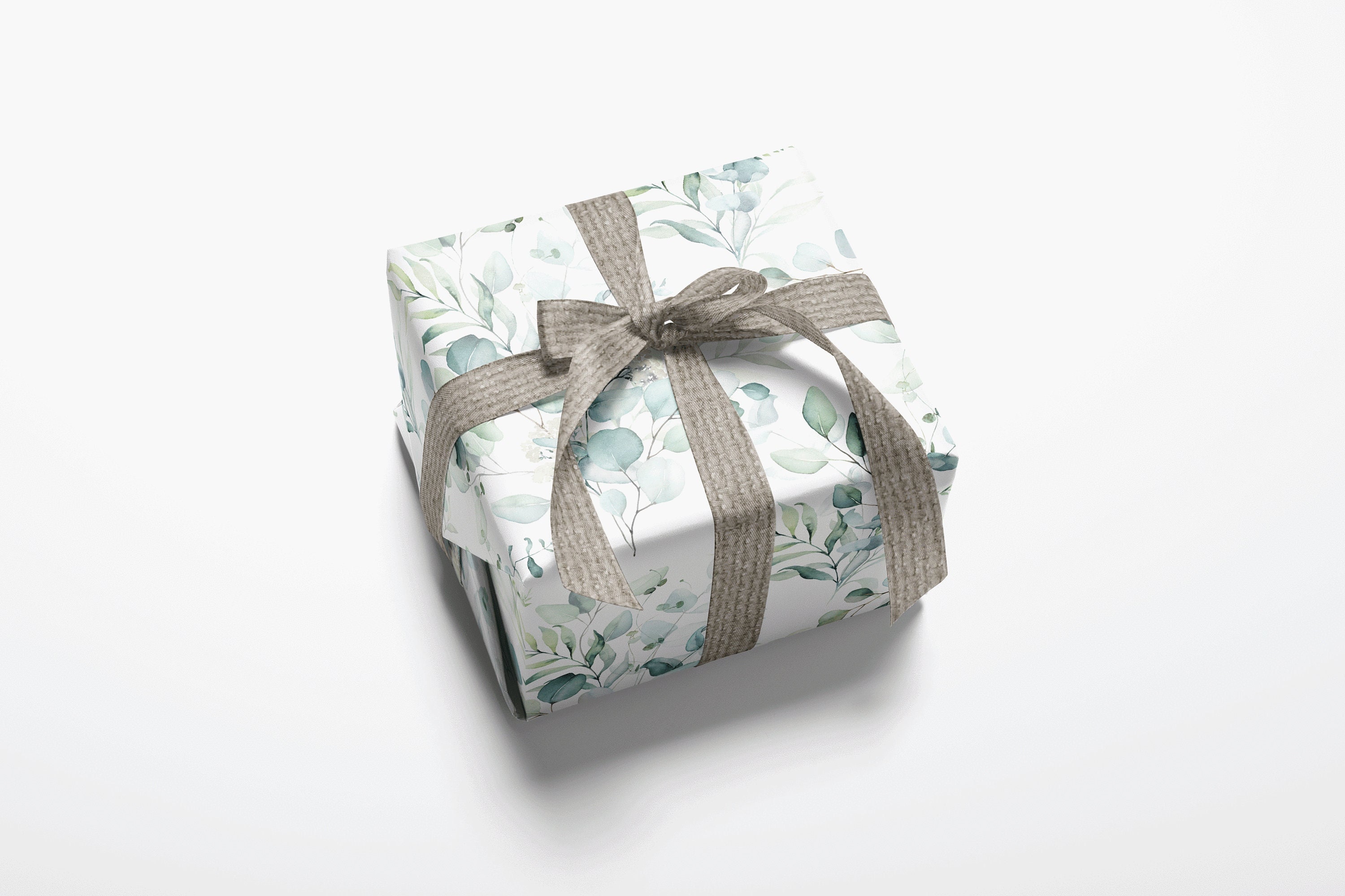 Floral Wrapping Paper Botanical Leaf Wrapping Paper Etsy UK