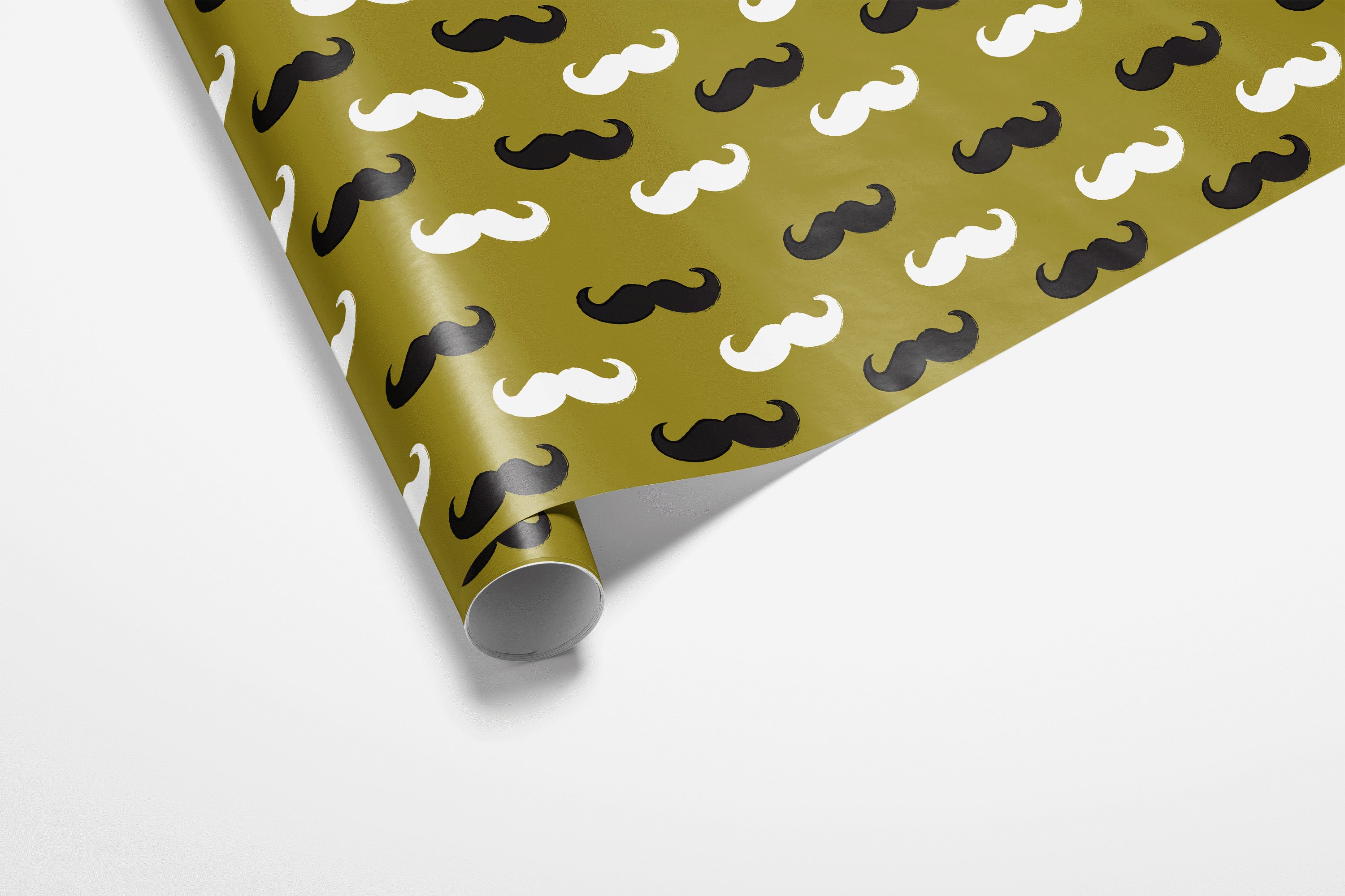 Mustache gift sale wrap