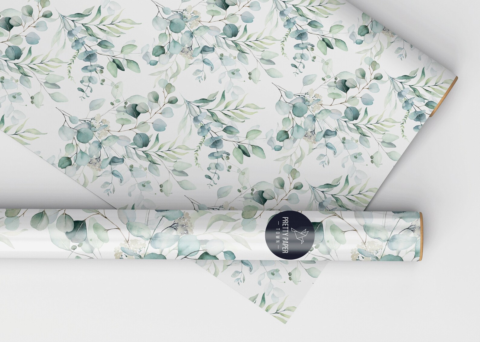 Floral Wrapping Paper Botanical Leaf Wrapping Paper Etsy UK