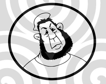 Seaman Captain, Sizeable, Vector, PDF, SVG, PNG, Silhouette, Vinyl cutter, Cricut, Cut ready, T-shirt, Poster