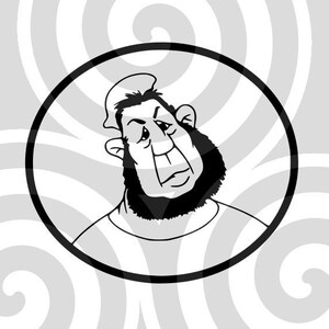 Seaman Captain, Sizable, Vector, PDF, SVG, PNG, Silhouette, Vinyl cutter, Cricut, Cut ready, T-shirt, Poster