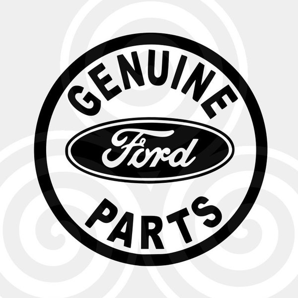 Genuine Ford Parts, Ford inspired Sign, Sizable, Vector, PDF, SVG, PNG, eps, jpeg, dxf, Vinyl cutter, Cricut, T-shirt, Poster, etc. download