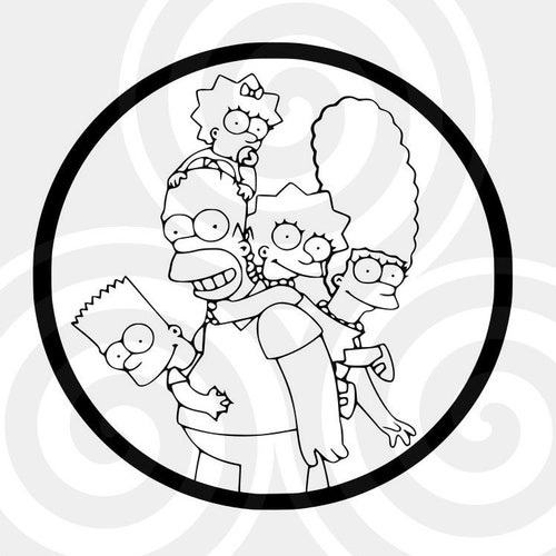 Simpsons Family Sizable Vector PDF SVG PNG Eps Jpeg - Etsy