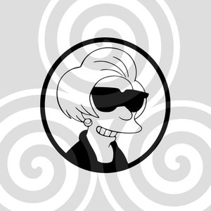 Edna Carbapples, Sunglasses, Sizable, Vector, PDF, SVG, PNG, Silhouette, Vinyl cutter, Cricut, Cut ready, T-shirt, Poster, etc. download