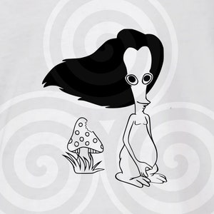Roger Smith, mush, American Dad inspired, Sizable, Vector, PDF, SVG, PNG, Silhouette, Vinyl cutter, Cricut, Cut ready, T-shirt, Poster