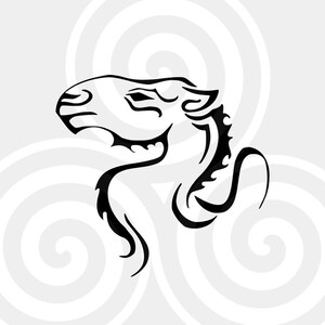 Camel, Tribal, Sizable, Vector, PDF, SVG, PNG, Silhouette, Vinyl cutter, Cricut, T-shirt, Poster, etc. download