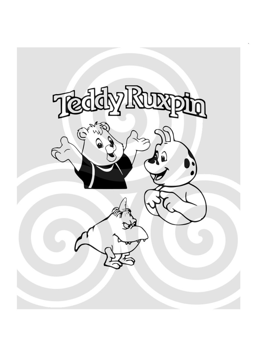 Teddy Ruxpin Icon Teddy Ruxpin, Special Retro, Sizeable, Vector, PDF, SVG, PNG ...