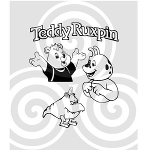 Teddy Ruxpin, Special Retro, Sizable, Vector, PDF, SVG, PNG, Silhouette, Vinyl cutter, Cricut, Cut ready, T-shirt, Poster, etc. download