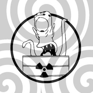 Alien Treehouse of horror, Sizable, Vector, PDF, SVG, PNG, Silhouette, Vinyl cutter, Cricut, Cut ready, T-shirt, Poster, etc. download