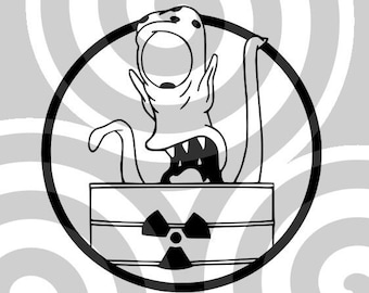 Alien Treehouse of horror, Sizeable, Vector, PDF, SVG, PNG, Silhouette, Vinyl cutter, Cricut, Cut ready, T-shirt, Poster, etc. download