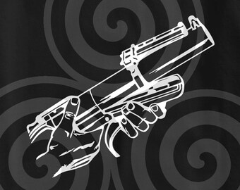 Gun launcher, Sizeable, Vector, PDF, SVG, PNG, Silhouette, Vinyl cutter, Cricut, T-shirt, Poster, etc. download