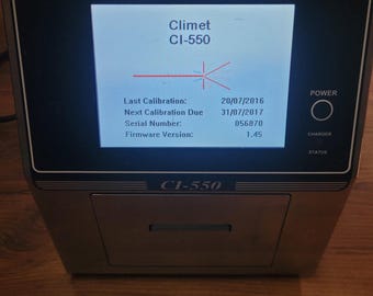 Climet CI-550 Portable Airborne Particle Counter – Used, Tested, Working – Excellent Condition - Accepting offers – Canada Shipping Only