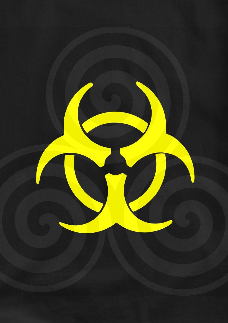 Biohazard symbol healtcare hospital Sizable Vector PDF | Etsy