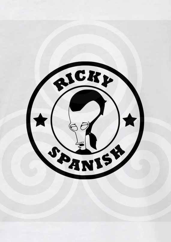 Ricky Spanish, American Dad inspired, Sizable, Vector, PDF, SVG, PNG, Silhouette, Vinyl cutter, Cricut, Cut ready, T-shirt, Poster