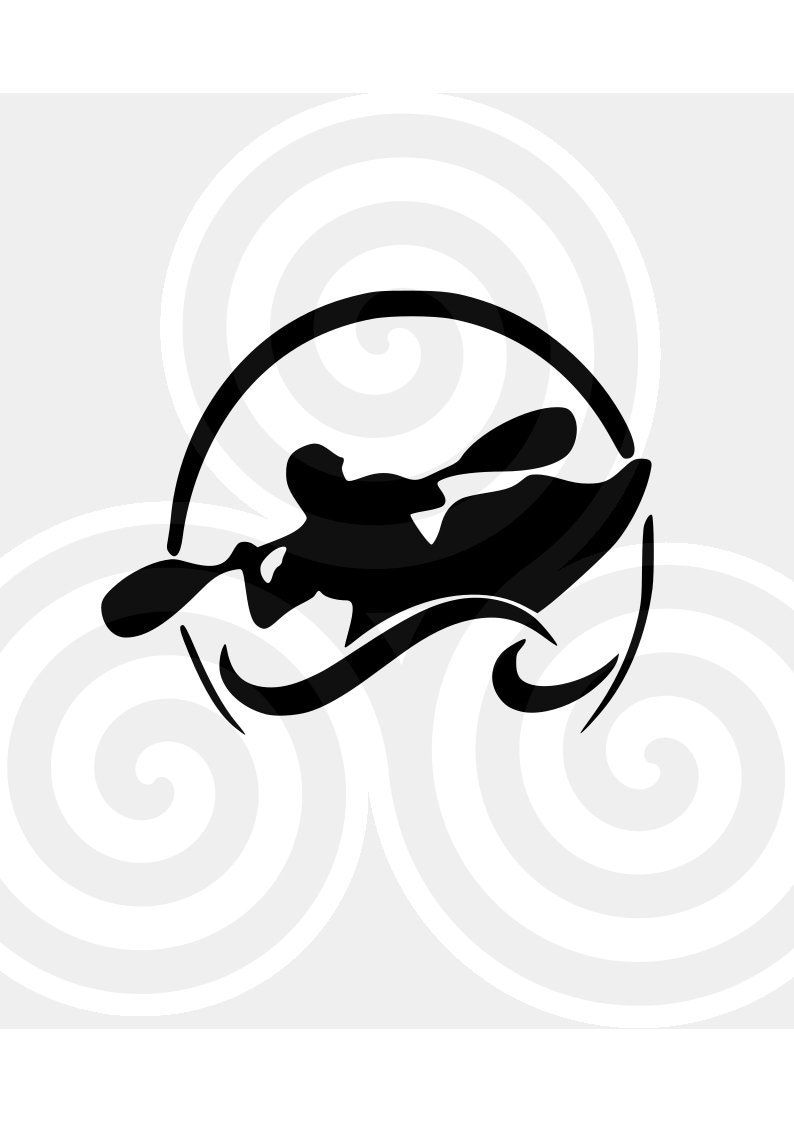 Download Kayak Paddling Logo Sizable Vector PDF SVG PNG eps | Etsy
