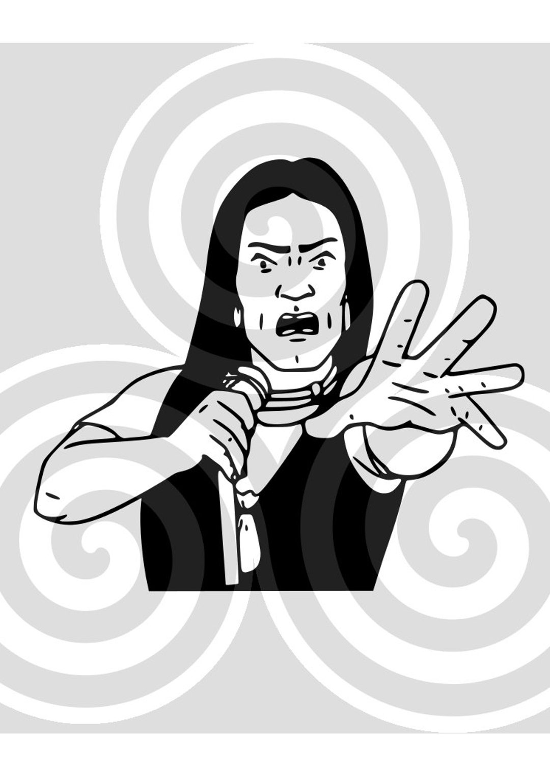 Big Mountain Fudgecake John Redcorn Sizable Vector PDF - Etsy