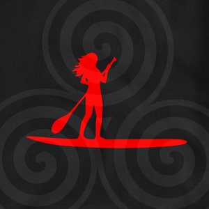 Paddelbräda, Kajak, Logotyp, Storleksanpassad, Vektor, PDF, SVG, PNG, Silhuett, Vinylskärare, Cricut, T-shirt, Poster, Klippklar, etc. nedladdning bild 4