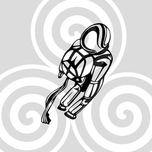Sky Diver, Sizable, Vector, PDF, SVG, PNG, Silhouette, Vinyl cutter, Cricut, Cut ready, T-shirt, Poster, etc.