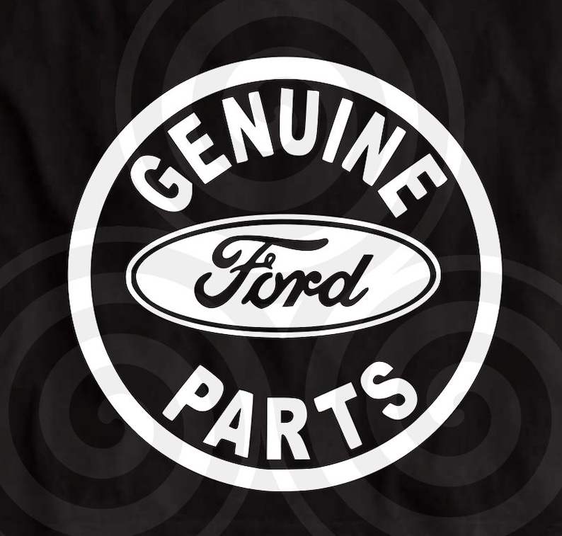 Download Genuine Ford Parts Ford inspired Sign Sizable Vector PDF | Etsy