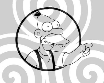 Lenny Treehouse of horror, Sizeable, Vector, PDF, SVG, PNG, Silhouette, Vinyl cutter, Cricut, Cut ready, T-shirt, Poster, etc. download