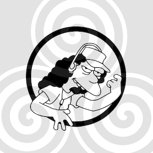 Otto, Sizable, Vector, PDF, SVG, PNG, Silhouette, Vinyl cutter, Cricut, Cut ready, T-shirt, Poster, etc. download