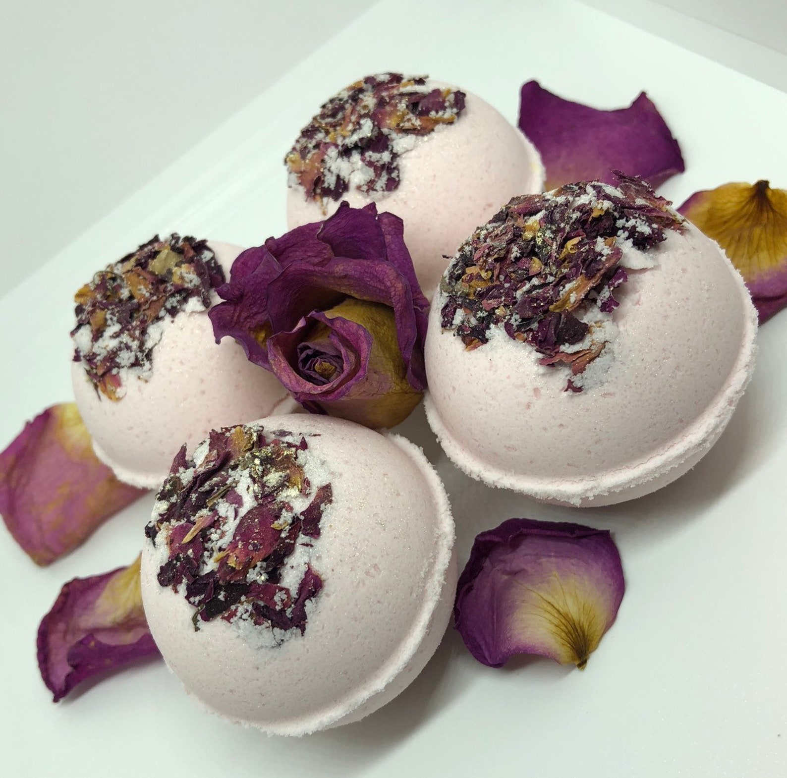Red Rose Bath Bomb Gift Set, Bath Bombs Gifts, Gifts for Her, Holiday ...