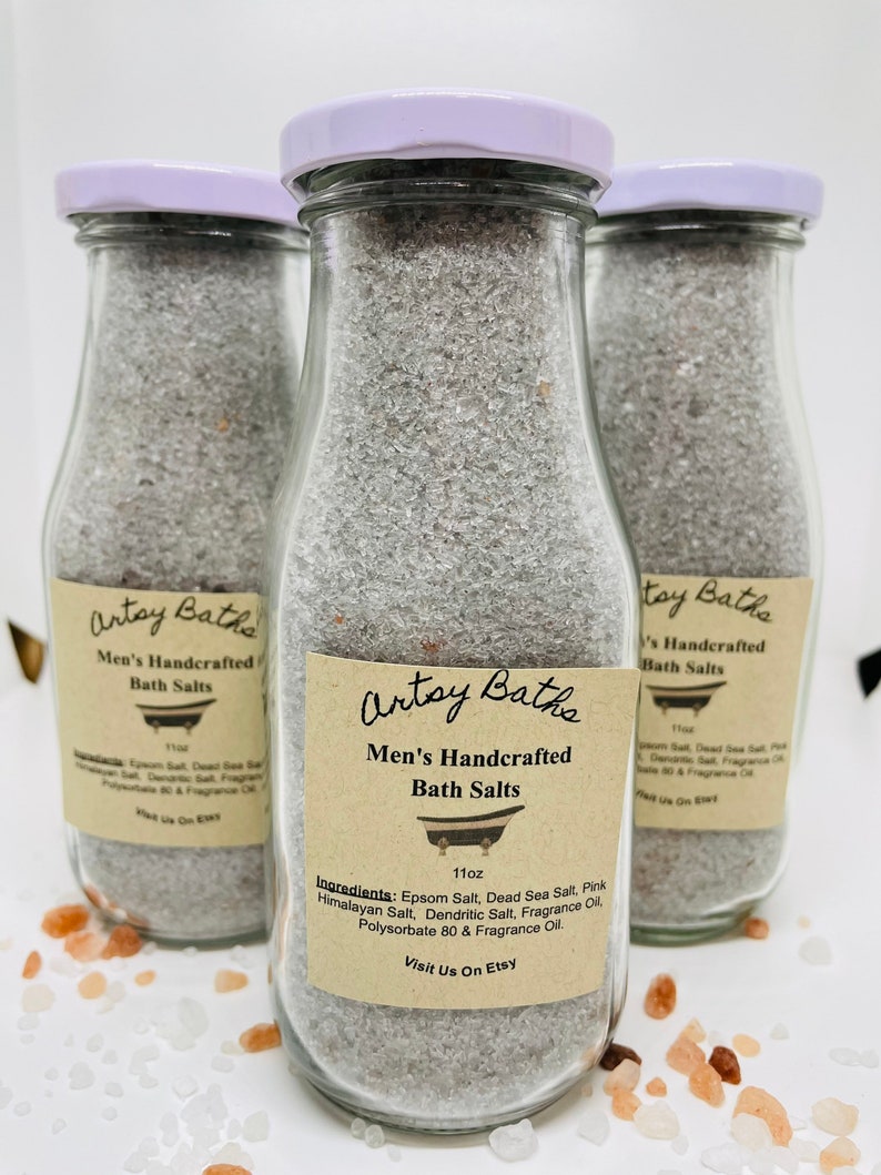 Men's Bath Soak Men's Bath Salts Men's Bath Spa Etsy