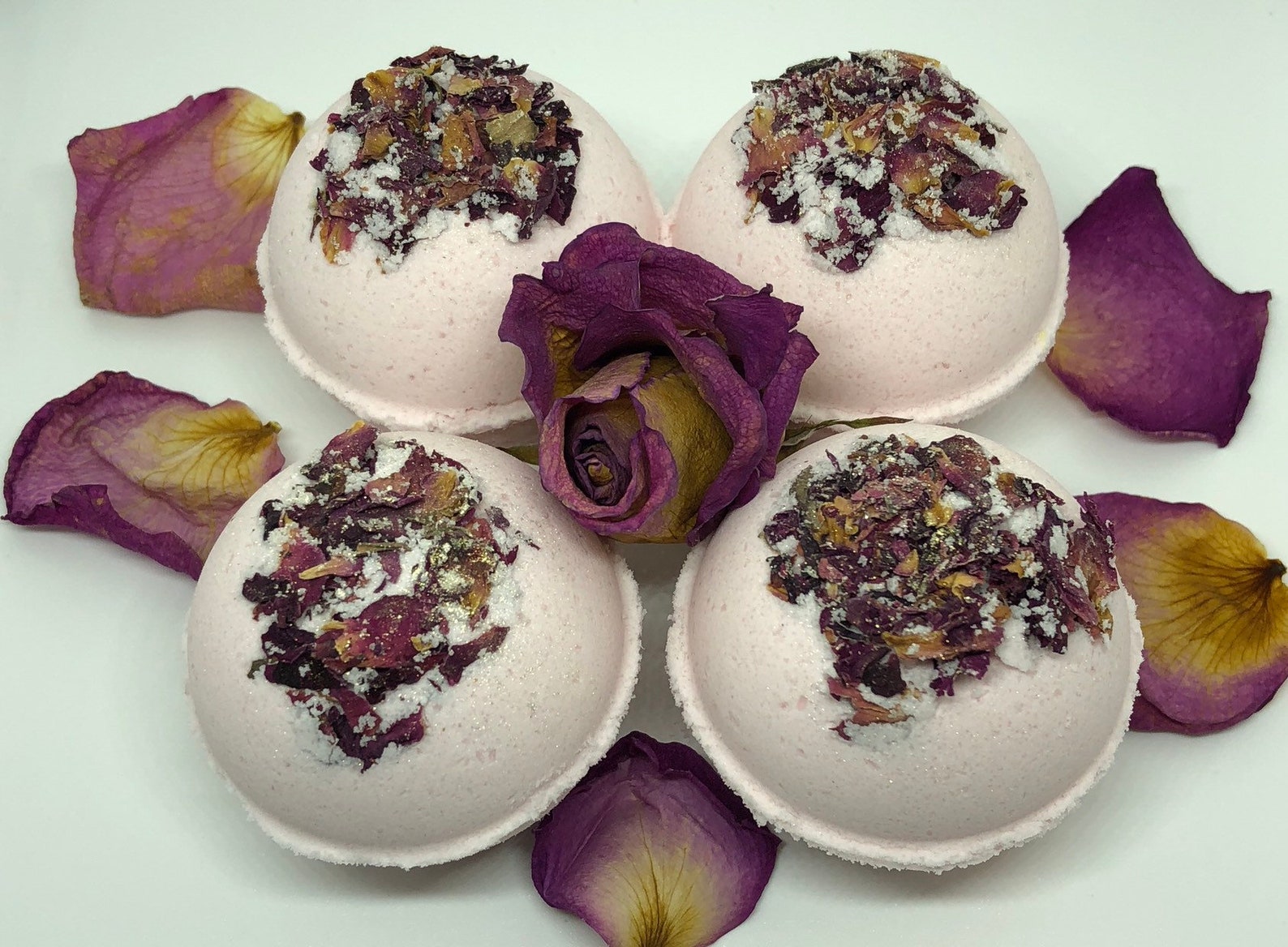 Red Rose Bath Bomb Gift Set, Bath Bombs Gifts, Gifts for Her, Holiday ...