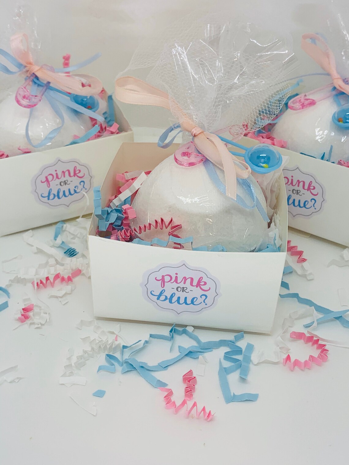 Gender Reveal Bath Bombs Is it a Boy Or is it a Girl Baby Etsy